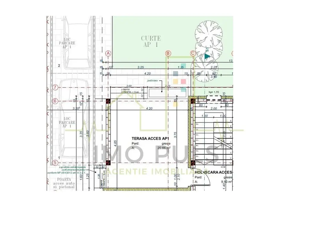 Apartament in Vila. Gradina proprie 150 mp. Terasa. 20.66