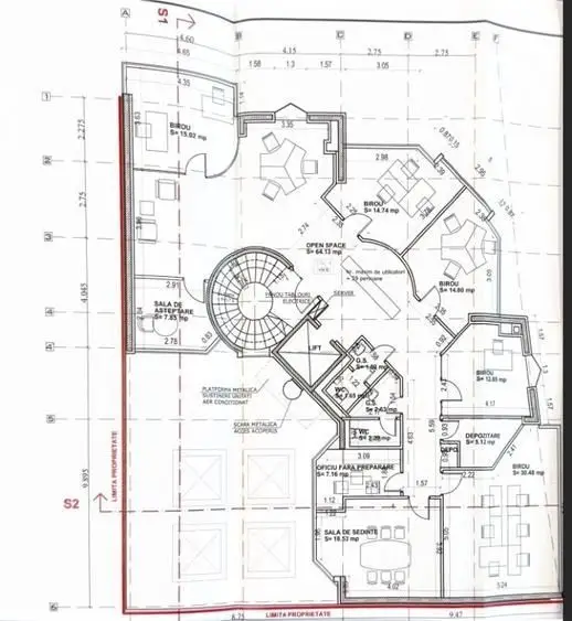 BRASADAS închiriază – Spațiu birouri 200 mp • Etaj 4 • Timpuri Noi