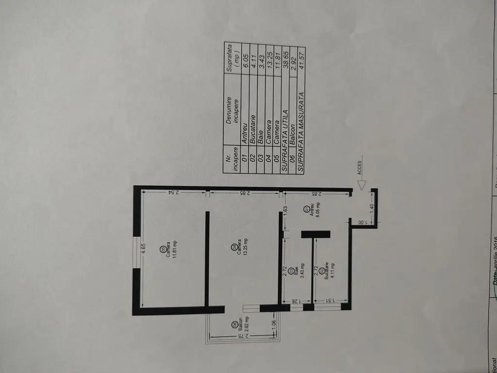 Apartament 2 camere | Șagului – Intrarea Curcubeului | Etaj 2 | 41 mp