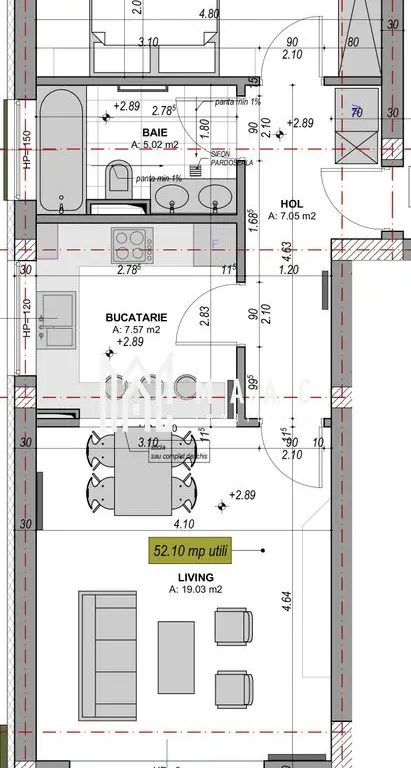 Apartament 2 camere nou I Finisat și intabulat în Davinci Homes | Comision 0%