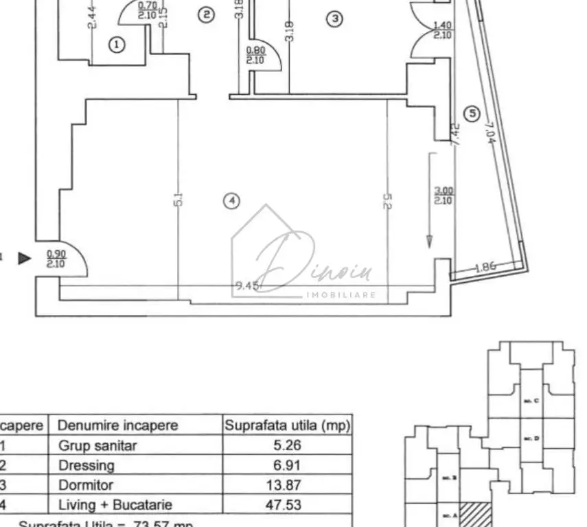 Apartament 2 camere UpGround Pipera I parcare dispo I 82 mp I COM 0%