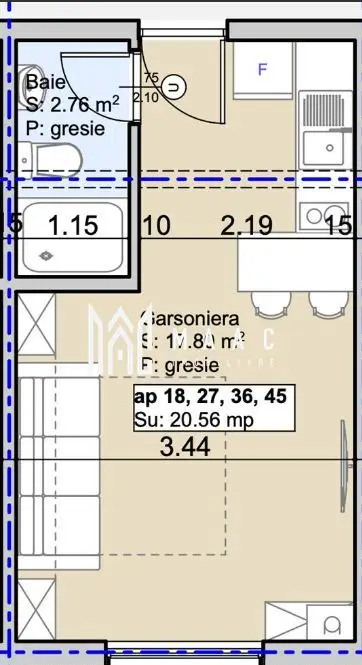 Garsoniera | Etaj 1 I Lift | Lazaret | Predare Mai 2025