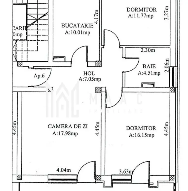 Apartament 3 camere | Etaj 2 | Decomandat | Terasa | Parcare