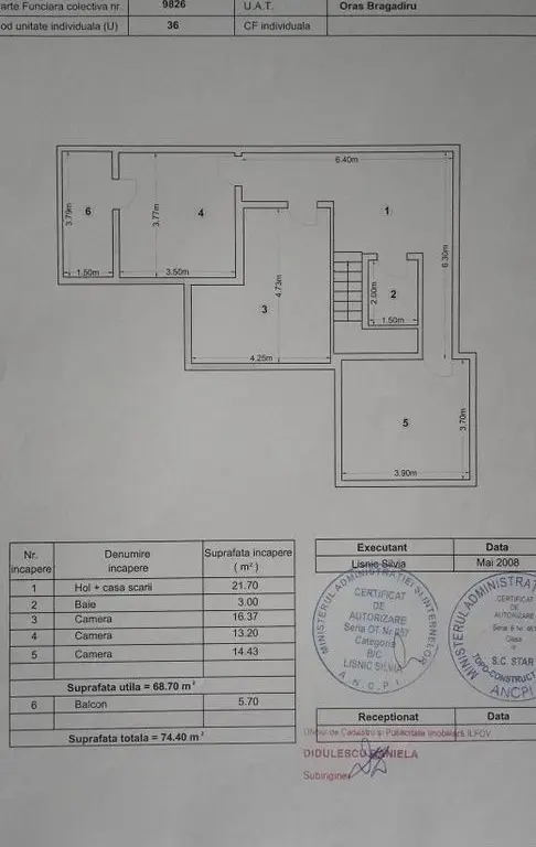 Apartment 4 camere 163 MP penthouse / duplex,
