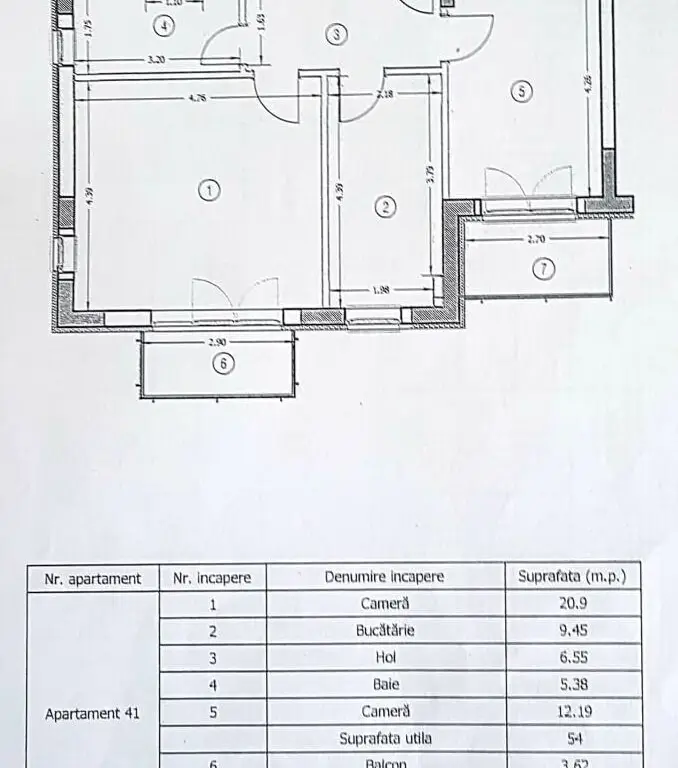 Apartament modern cu 2 camere și vedere spectaculoasă spre munți Avantgarden 3