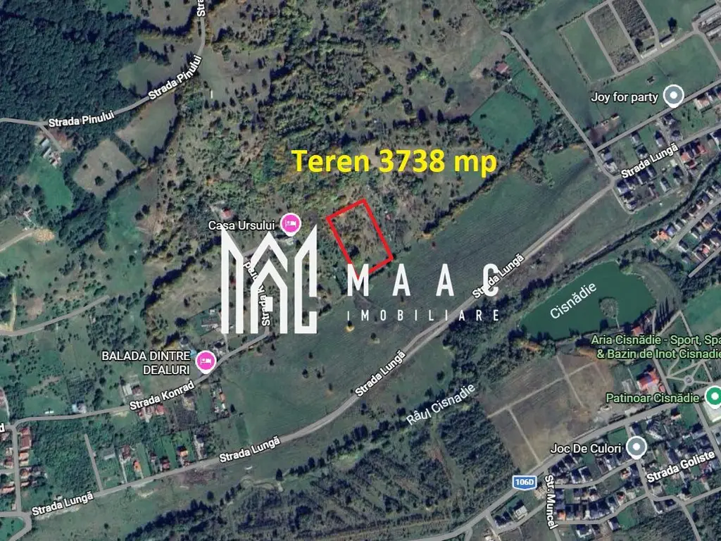 Teren intravilan 3738 mp Puz Cisnadioara INVESTITIE