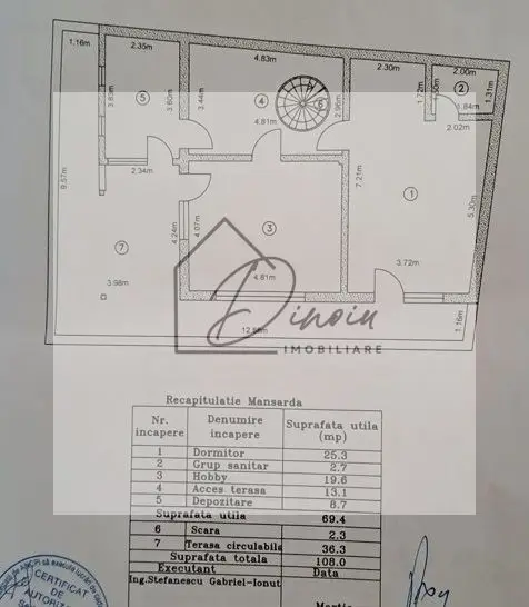 Apartament Penthouse Vatra Luminoasa I 6 camere 225mp I terasa superba
