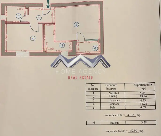 Apartament 2 camere Otopeni | mobilat, utilat, parcare | bloc cu lift