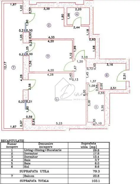 COM 0% Apartament 3 camere Iancu Nicolae I Cortina 126  I Jolie Ville