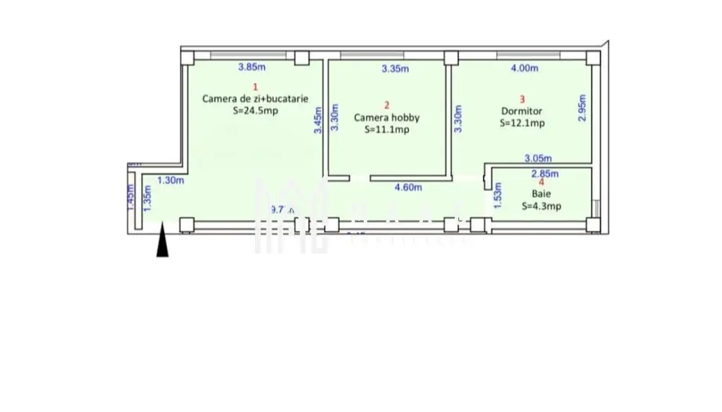 Apartament 2 Camere | Decomandat | Loc de parcare | O.Goga