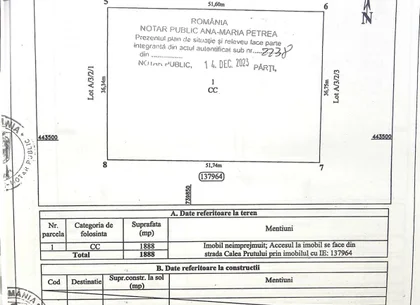 De inchiriat – Teren intravilan 2.077 mp, stradal – zona industriala