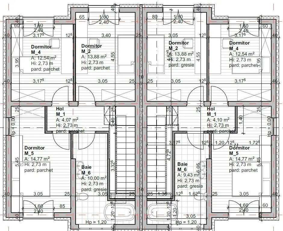 Casă nouă tip duplex izolat fonic în Livezeni