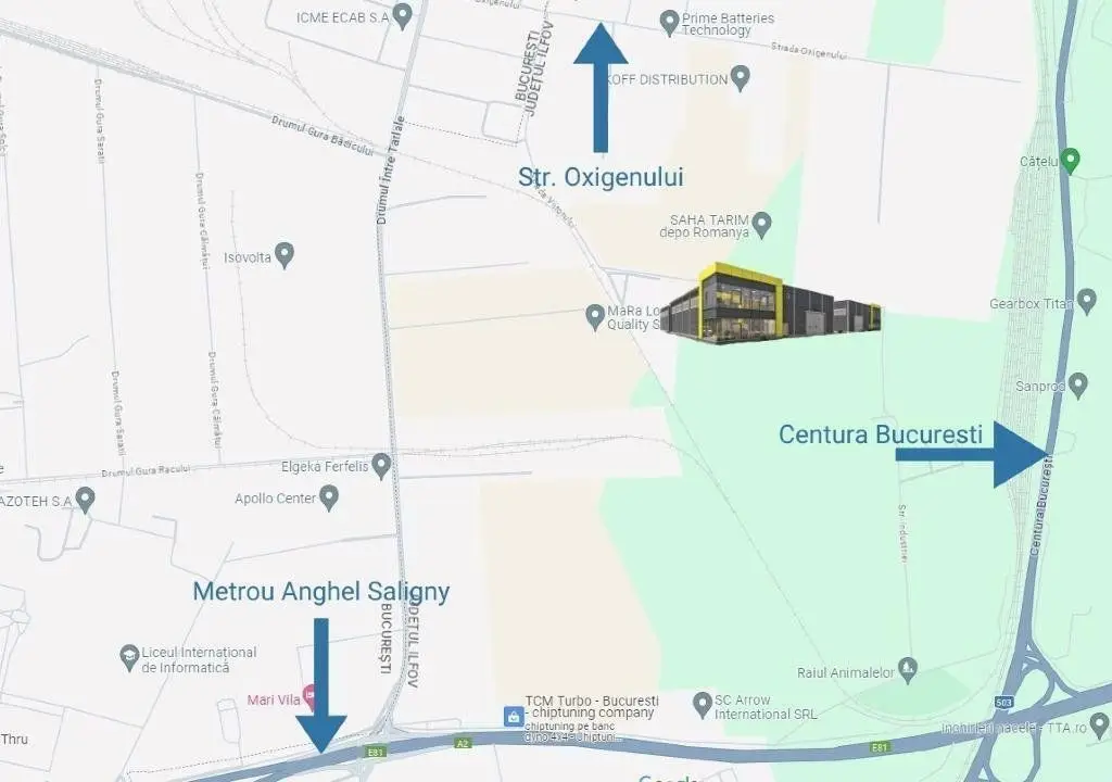 Hala de Vanzare Oxigenului, Pallady - Parc Logistic 2024