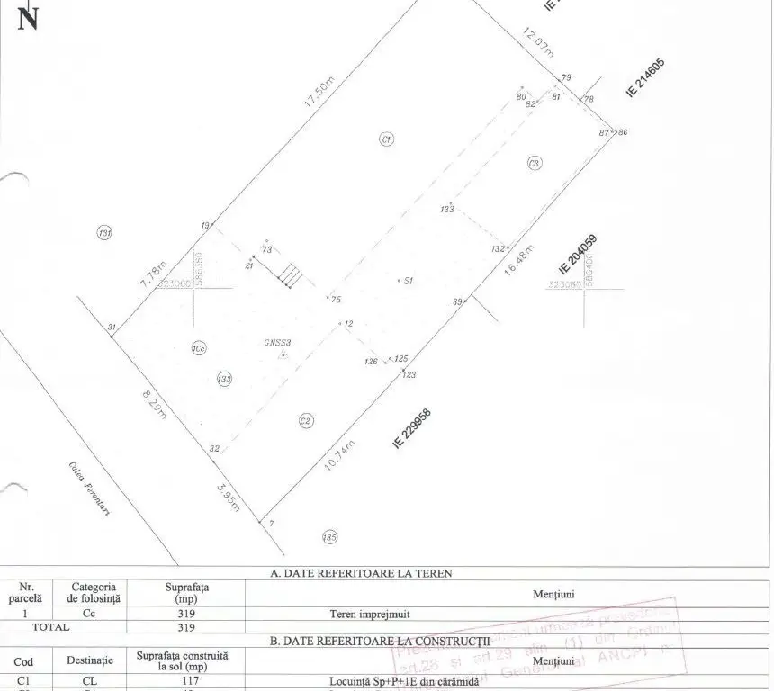 Imobil Sp+P+1 (280mp) si teren (320mp) Calea Ferentari