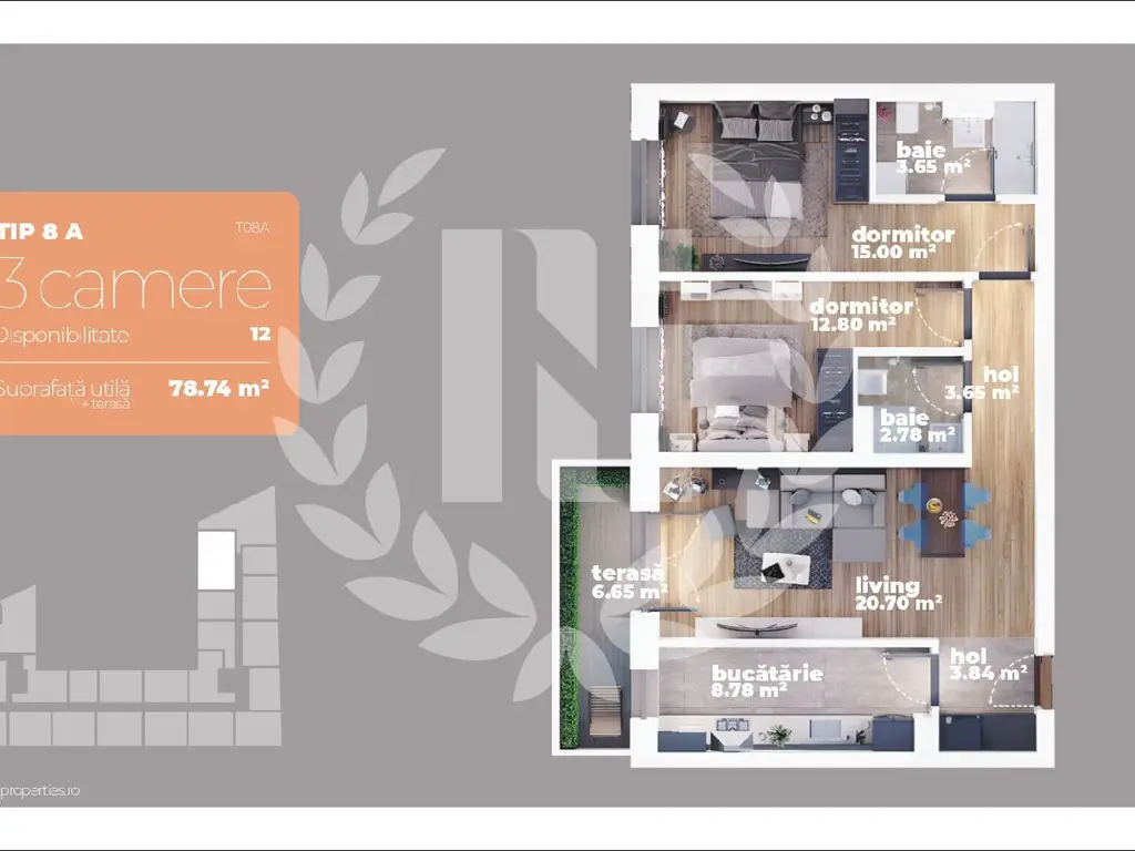 Apartament 3 camere zona Titan | Direct Dezvoltator | Prețuri Promo