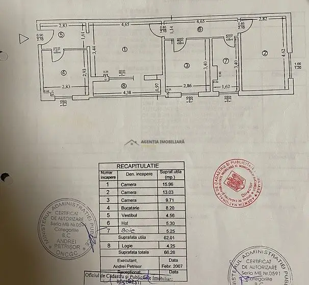 3 camere I Bloc reabilitat I Comision 0