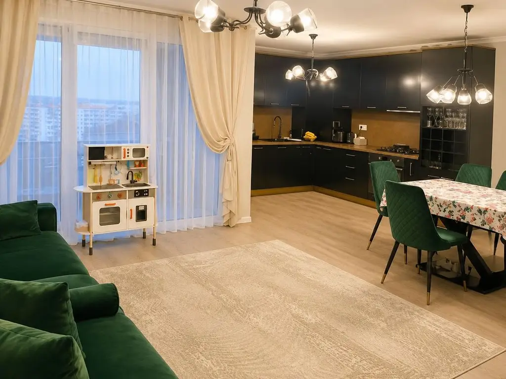Apartament 3 camere de închiriat – Bloc nou | Lift | Parcare | 750 €