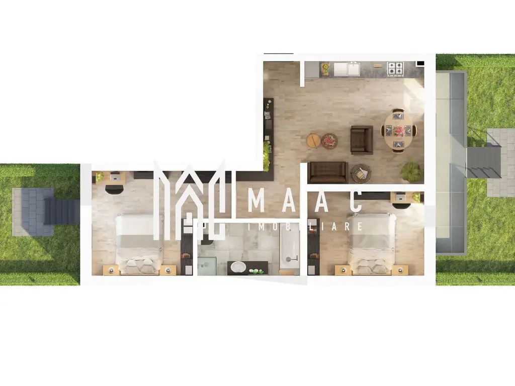 Apartament 3 Camere | Parter |  Gradina |