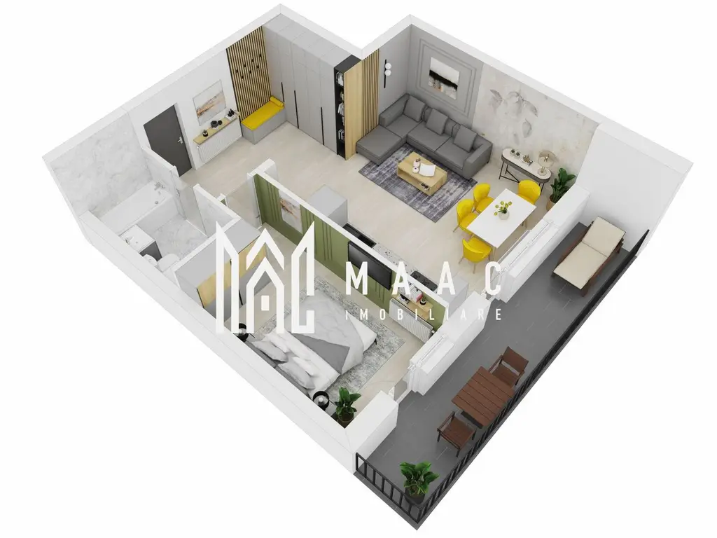 Apartament 2 Camere I Sibiu I Doamna Stanca I Balcon I Parcare Inclusă