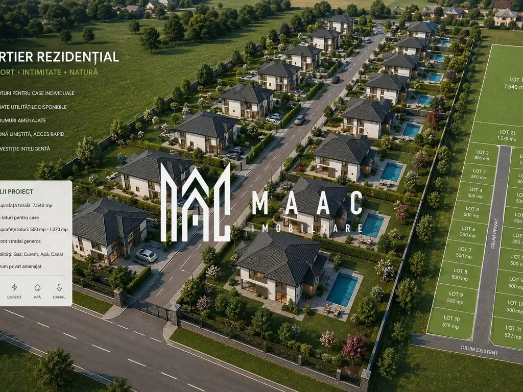 Teren extravilan 500 mp | Daia, Sibiu | curent, Carte Funciară