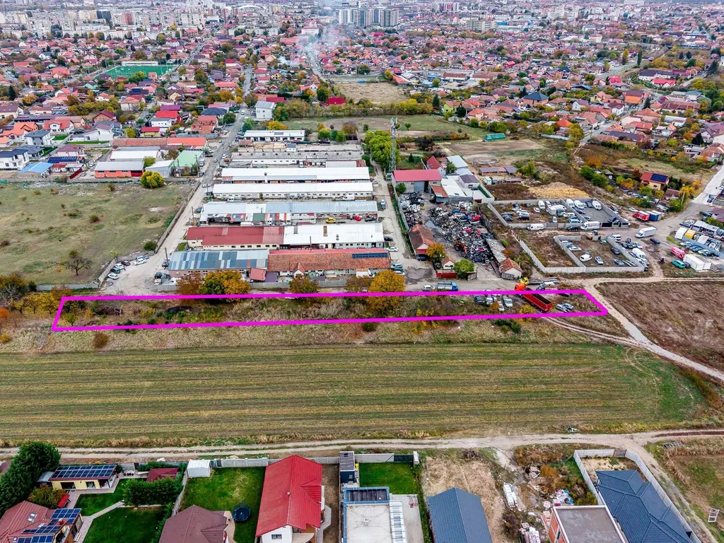 Teren de 2500 mp cu posibilitate de parcelare în Bujac Arad