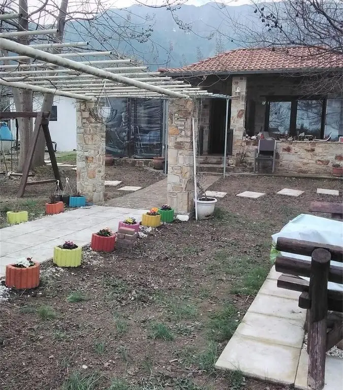 Skala Potamia Thassos-casa piatră+studio+cabană lemn,dependinte, 2500mp teren,700m până la mare....
