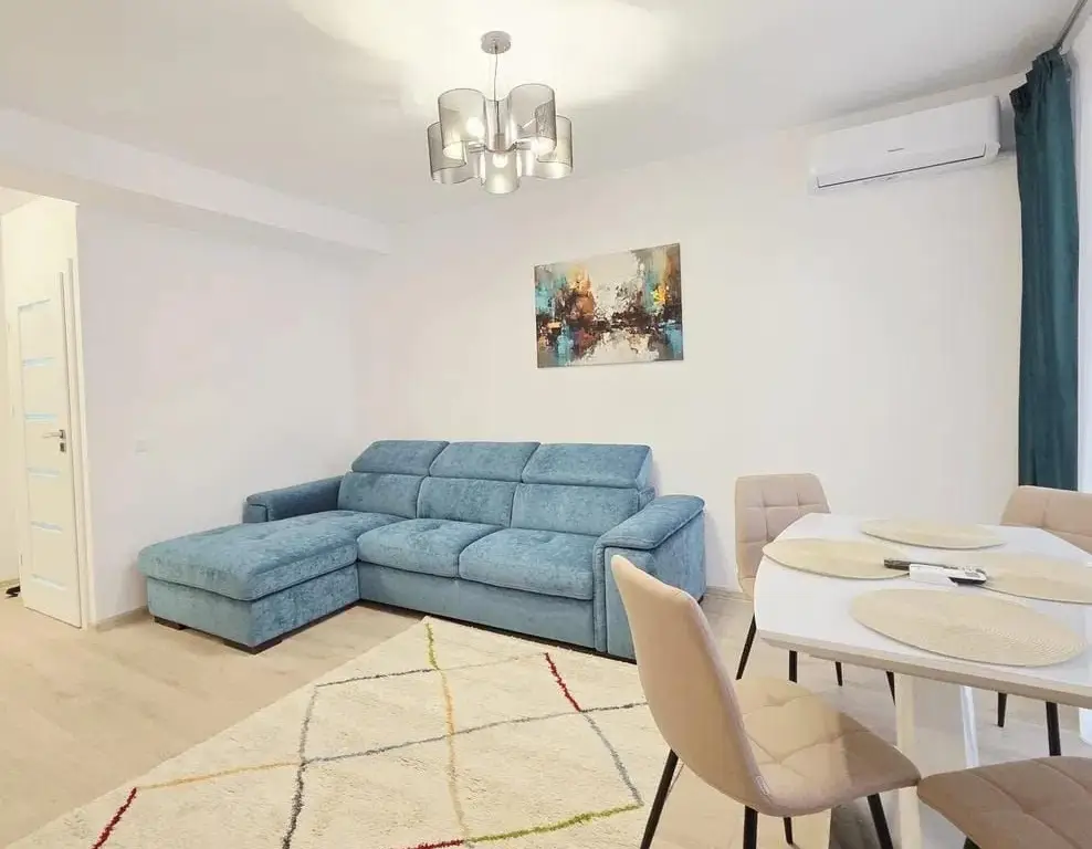 Apartament cu 2 camere mobilat si utilat, bloc nou - Prima inchiriere