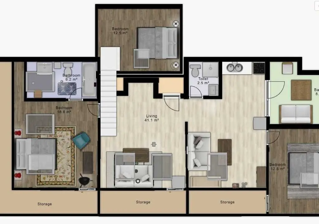 Reducere 10000 eur! Parc Plumbuita. Penthouse et3 124mp Utili 4 camere