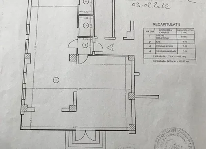 Proprietar vand spatiu comercial