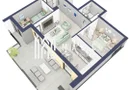 Apartament 3 camere | Balcon 27.3 mp | Etaj 3 | Turnisor