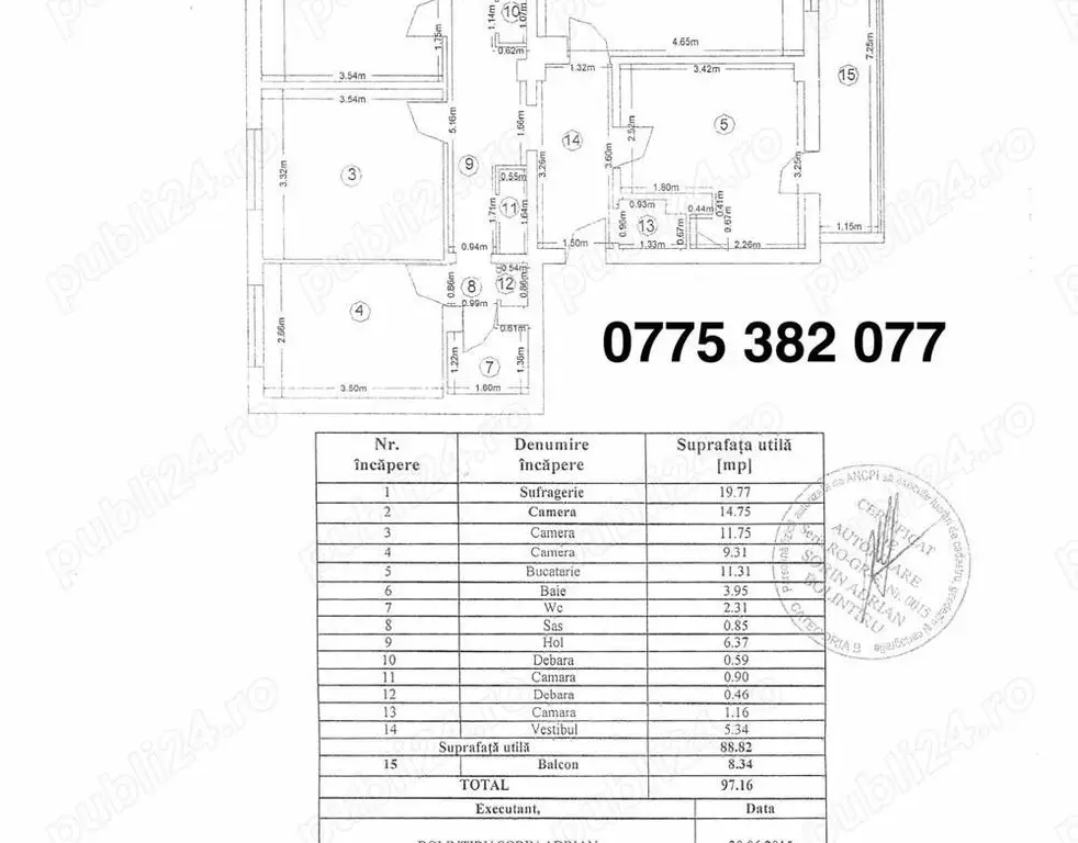 Apartament 4 camere Pridvorului langa parc, 97mp, 2 bai centrala 2 locuri parcare, izolat termic