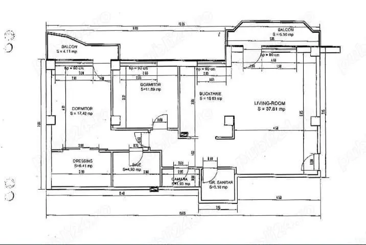 Apartament 3 camere ,metrou straulesti cu parcare.