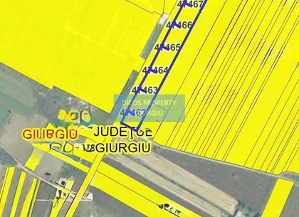 De Vânzare: Teren 25.000 mp – Drumul Vama Giurgiu – Oinacu