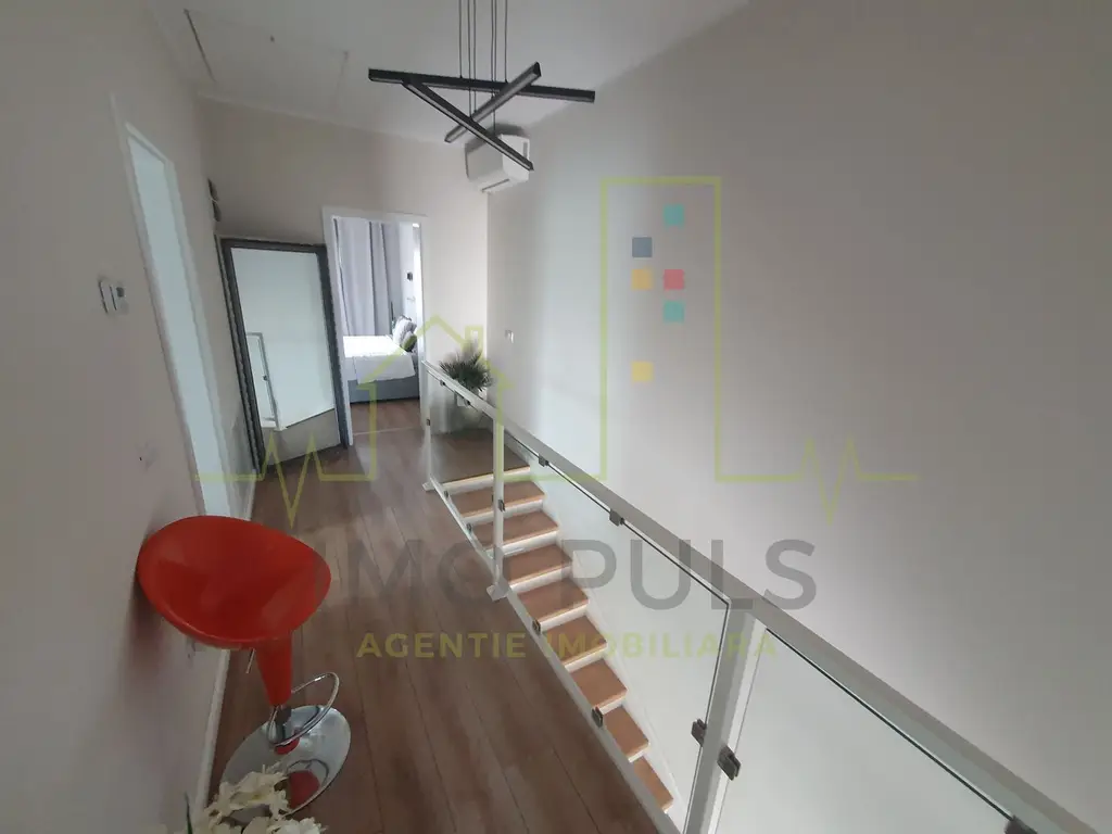 Duplex cu 5 Camere. 3 Bai. Dormitor la parter. Finisat la cheie. Teren 334 mp