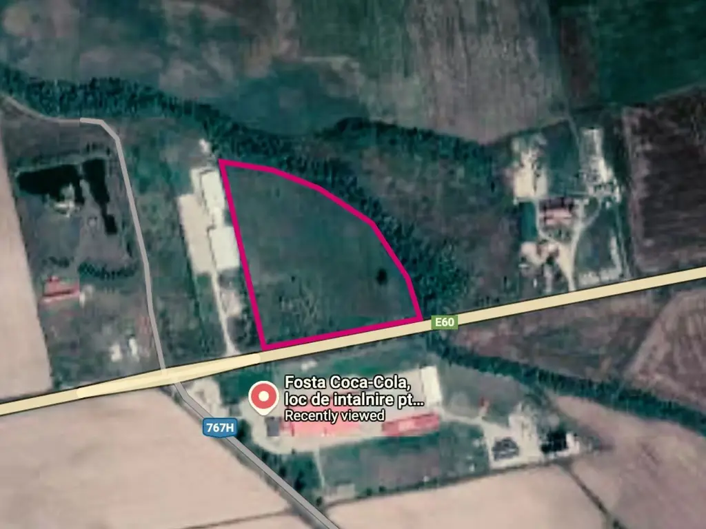 Teren intravilan, Săcădat, 27 921 mp. 9,5 Euro/mp. Comision 0.