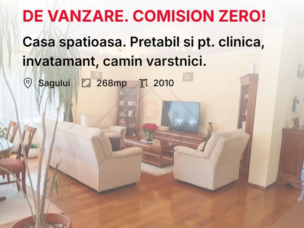 Casa spatioasa. Pretabil si pt. clinica, invatamant, camin varstnici.