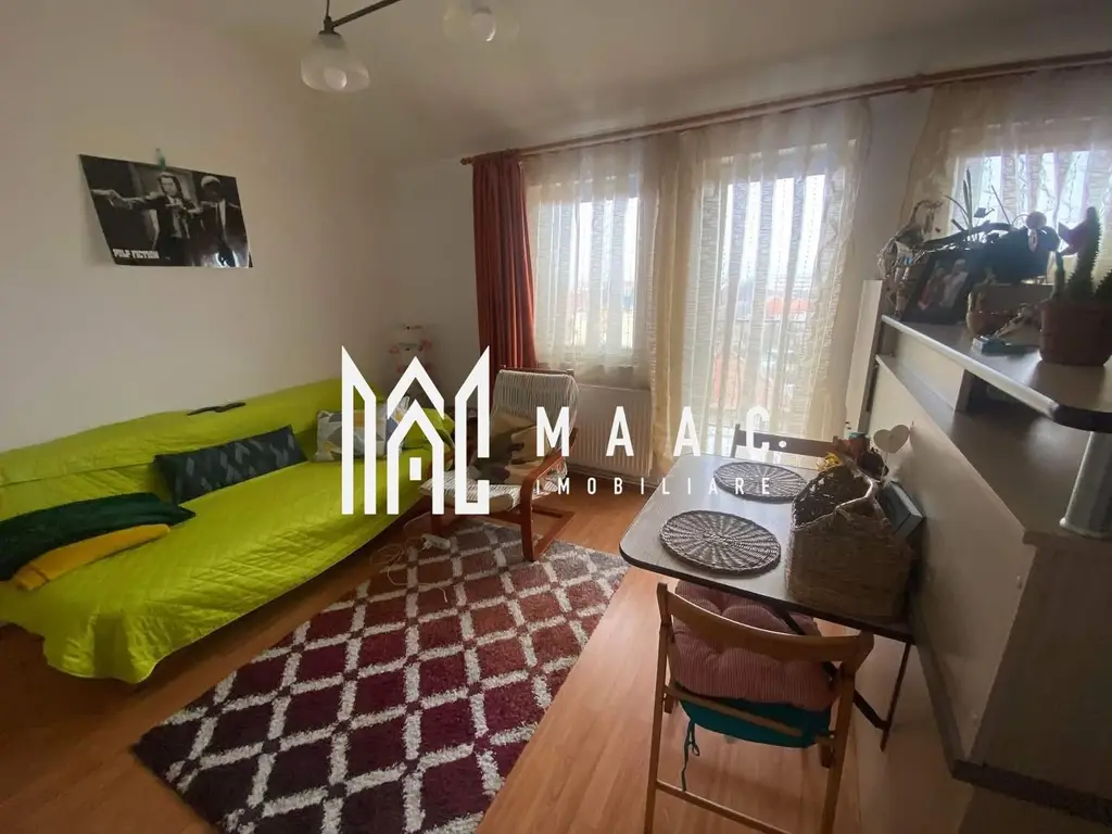 Apartament 3 camere | Cedonia, Sibiu | 50 mp, mansardă, mobilat