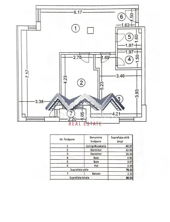 Apartament 3 camere 78 mp utili | Otopeni central | Finisaje la alegere