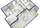 Penthouse 3 camere | Etaj 4 | Balcon 45.6 mp | Turnisor