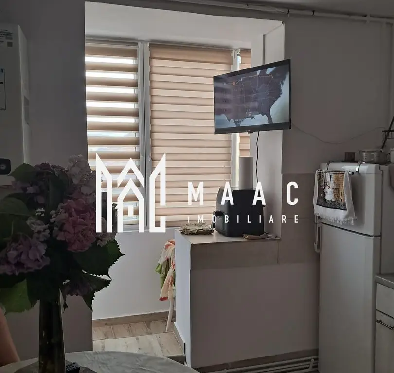 Garsonieră de închiriat | Trei Stejari, Sibiu | 42 mp, renovată