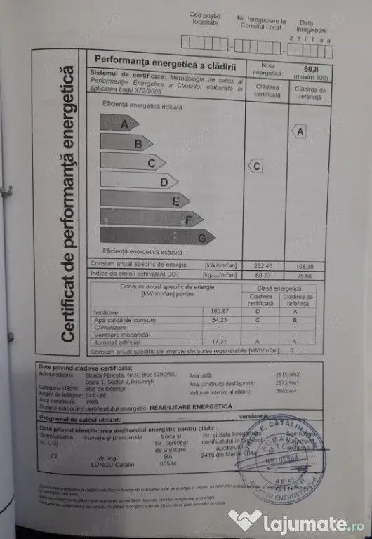 Aapartament 4 camere de vanzare in Bucuresti