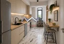 Apartament 2 camere Otopeni central | parcare subterană + bucătărie închisă