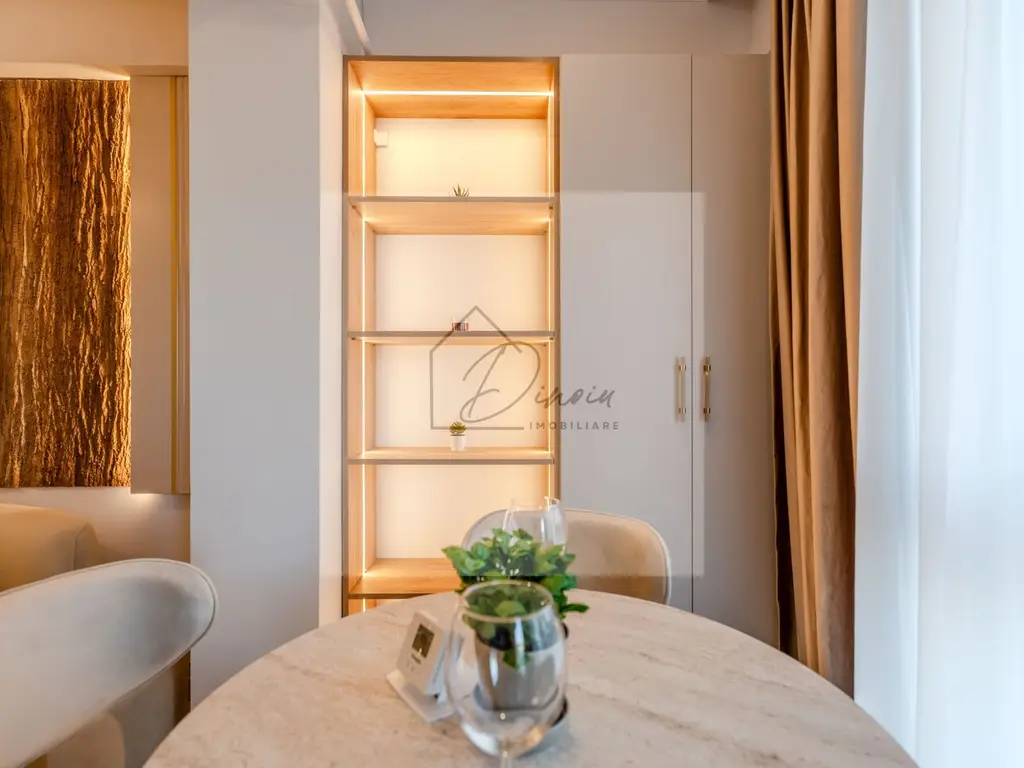 Studio dublu Ivory Residence Pipera I lux mobilat I balcon I COM0%