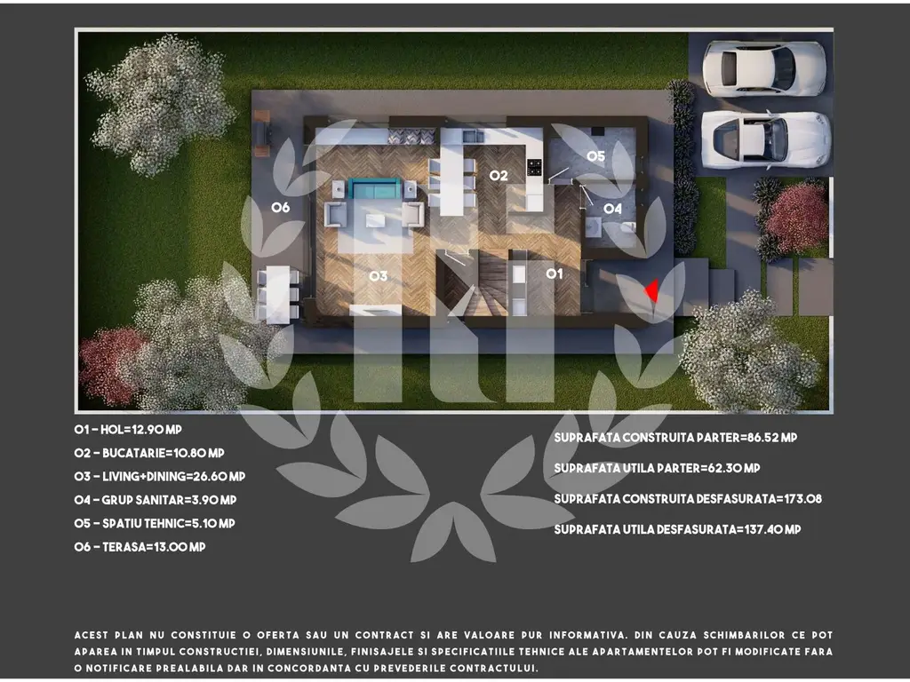 VILA INDIVIDUALA TUNARI FĂRĂ TVA