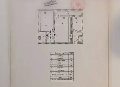 Apartament de vânzare  2 Camere – Bd. Alexandru Obregia - 50 mp