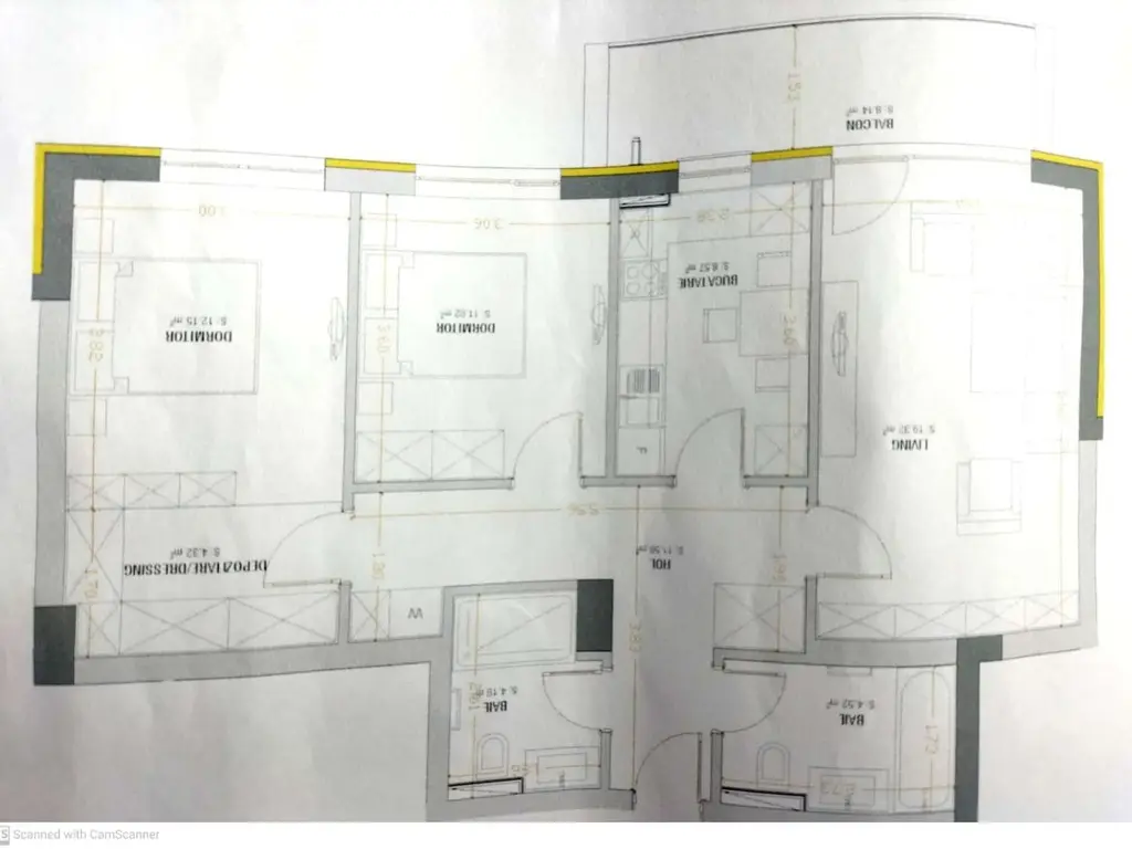 Inchiriem apartament 3 camere mobilat utilat lux cu parcare subterana