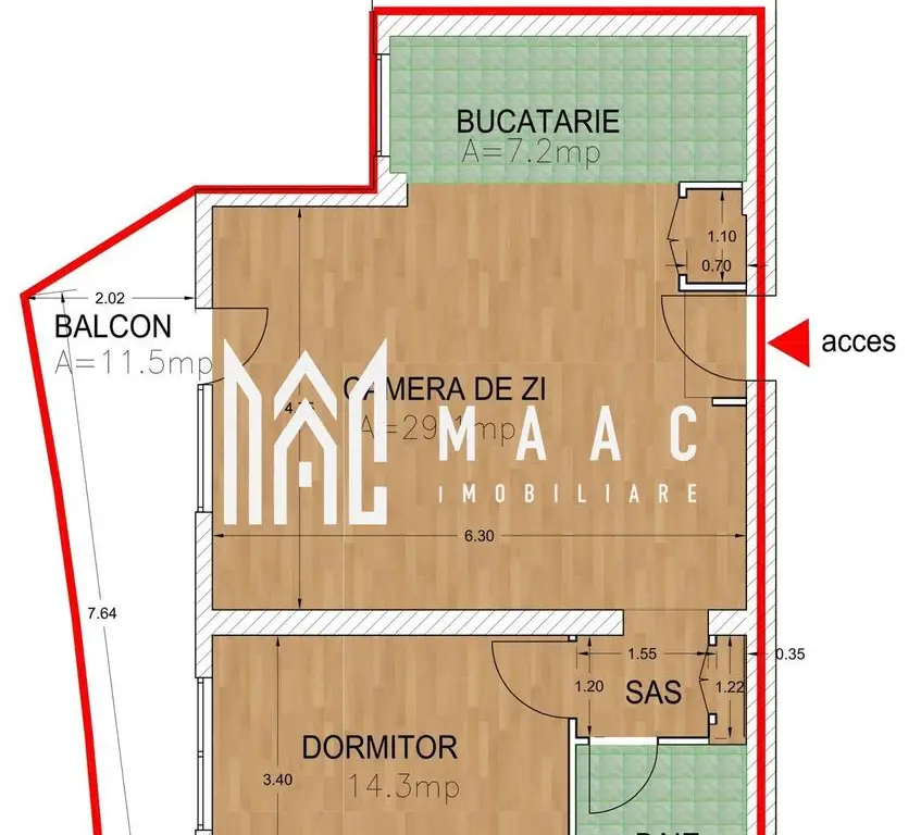 Apartament 2 camere I Balcon I Nou I Lift I Hipodrom