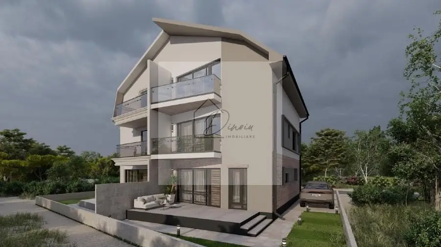 Vila 5 camere Otopeni - centru I individuala, calcan I P+1E+M I COM0%