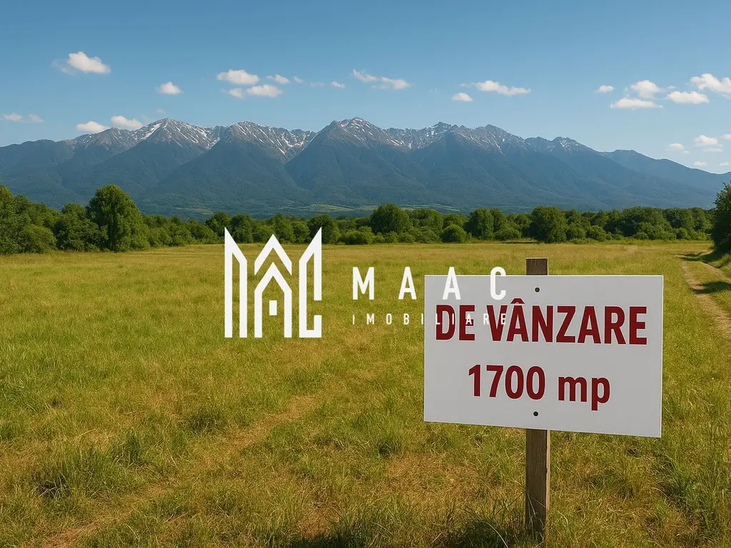 Teren 1.700 mp |  Vedere panoramică| Porumbacu de Jos