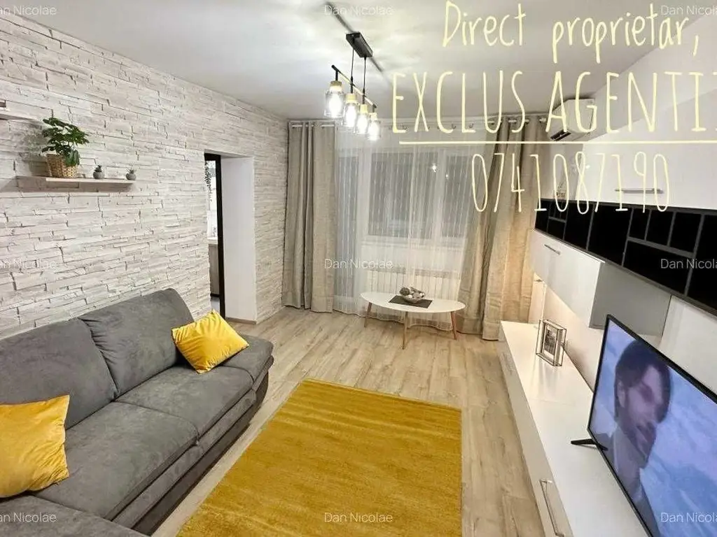 3 cam Tineretului | 4min metrou | Renovat & Mobilat Modern